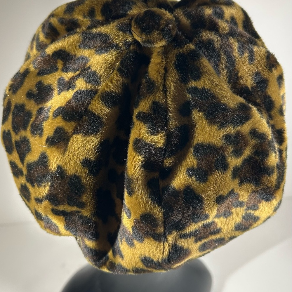 Vintage HandMade Leopard Print Hat - Picture 5 of 5